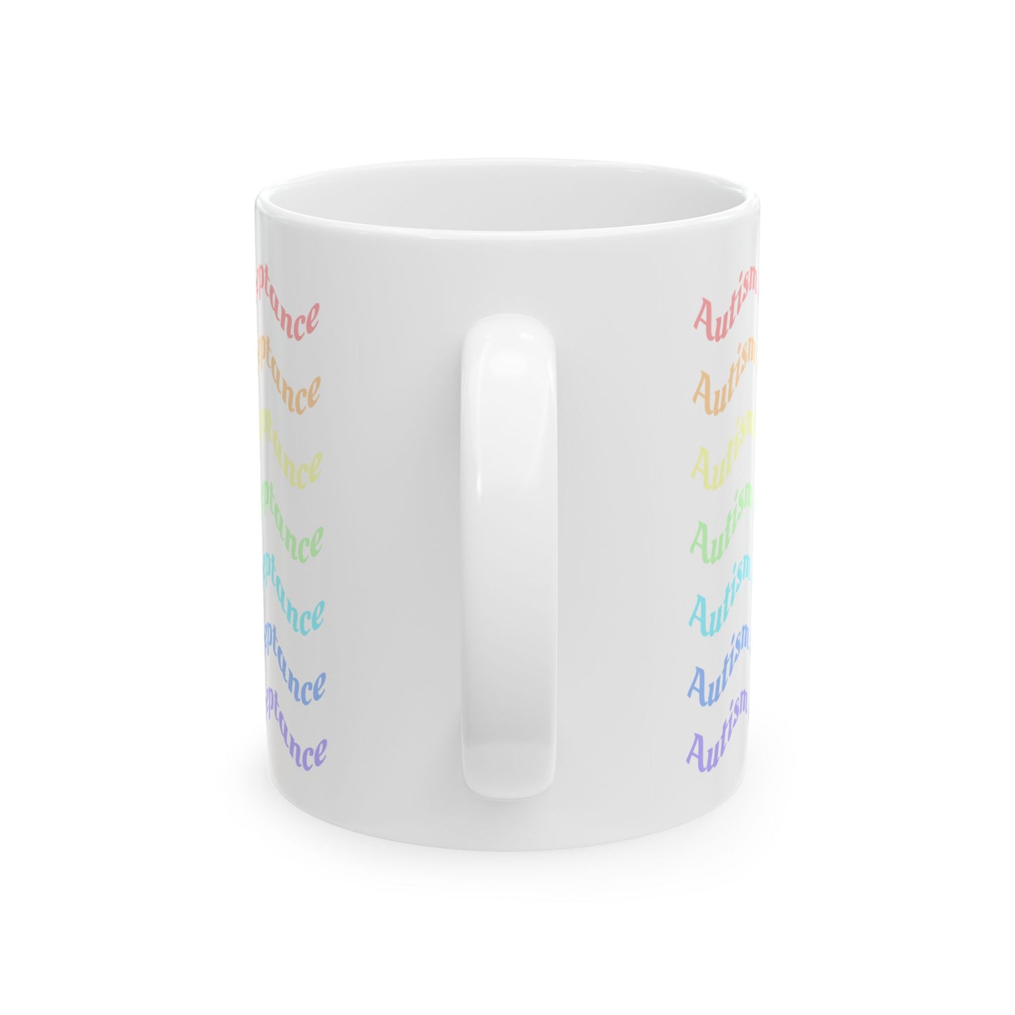 Rainbow Autism Acceptance Ceramic Mug - 11oz & 15oz